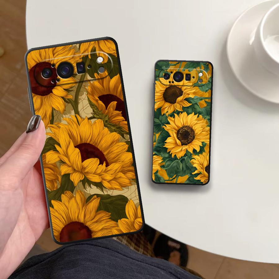 Phone Cases Pixel 10 - Ayçiçeği Deniz Funda Telefon Kılıfı Google