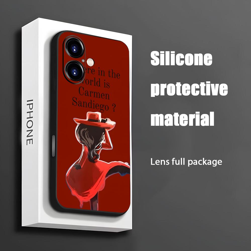 Phone Cases Mous - Sıcak Carmen Sandiego Karikatür Telefon Kılıfı