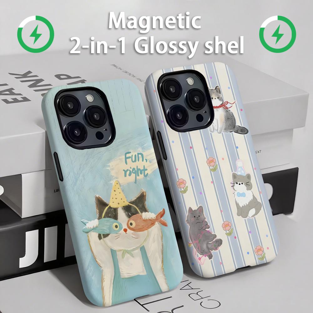 Phone Cases Mous - Sevimli kediler ve köpekler Telefon Kılıfı