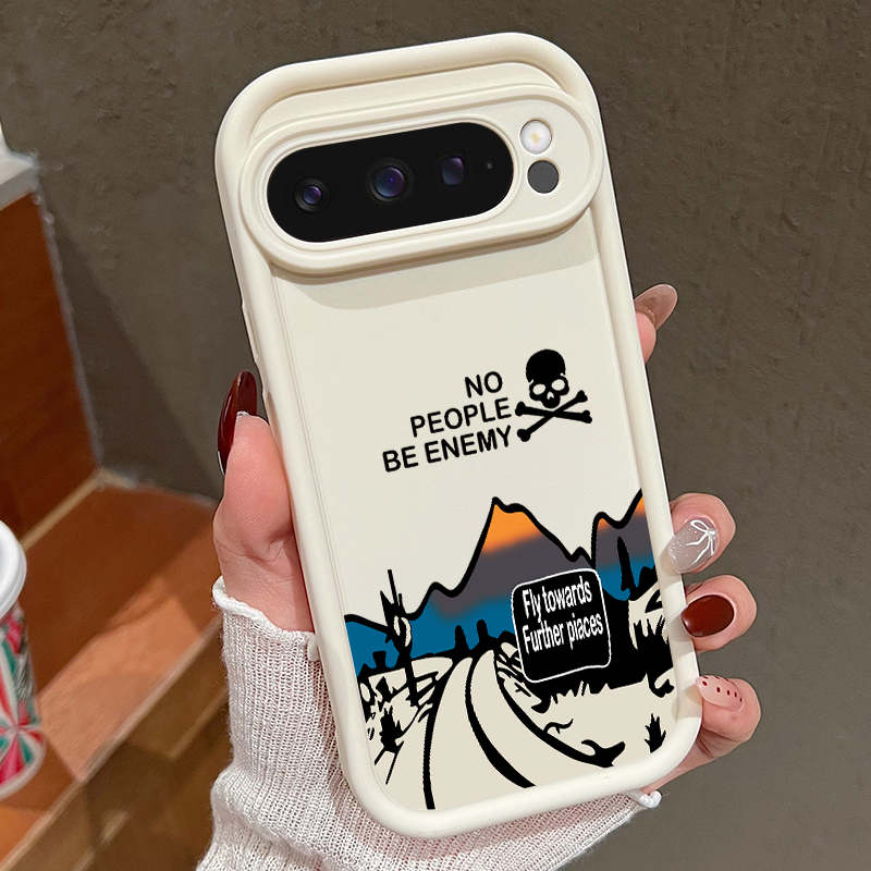 Phone Cases Pixel 10 - Dağ Yolu Desenli Telefon Kılıfı Google