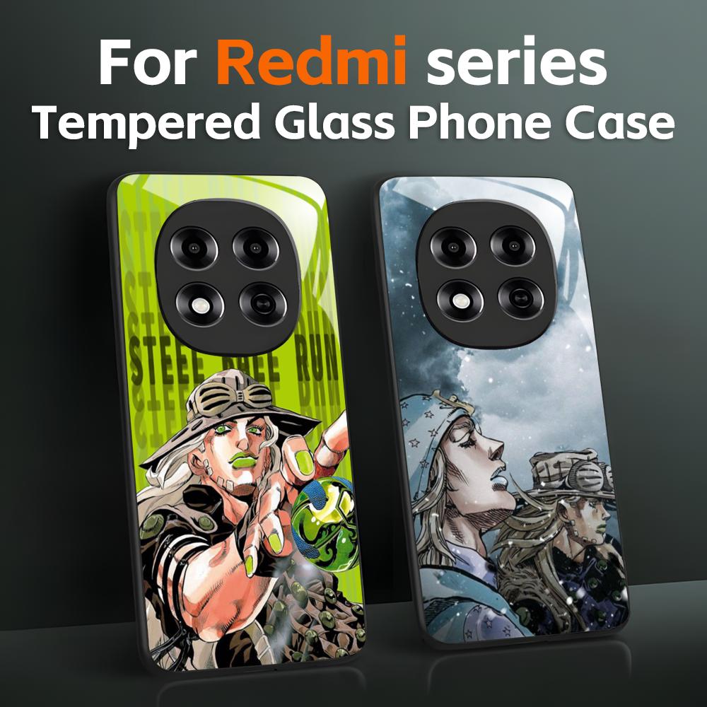 Phone Cases Xiaomi Redmi 12 - Anime JOJO Steel Ball Run havalı