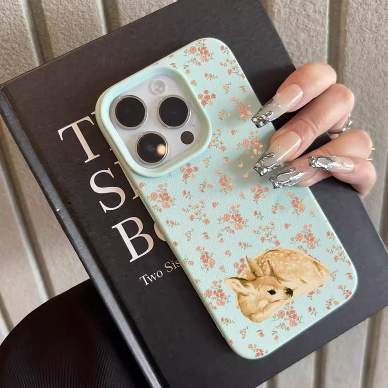 Sevimli Geyik Tam Çiçek Desenl - Phone Cases Mous incelemesi ve fiyatı