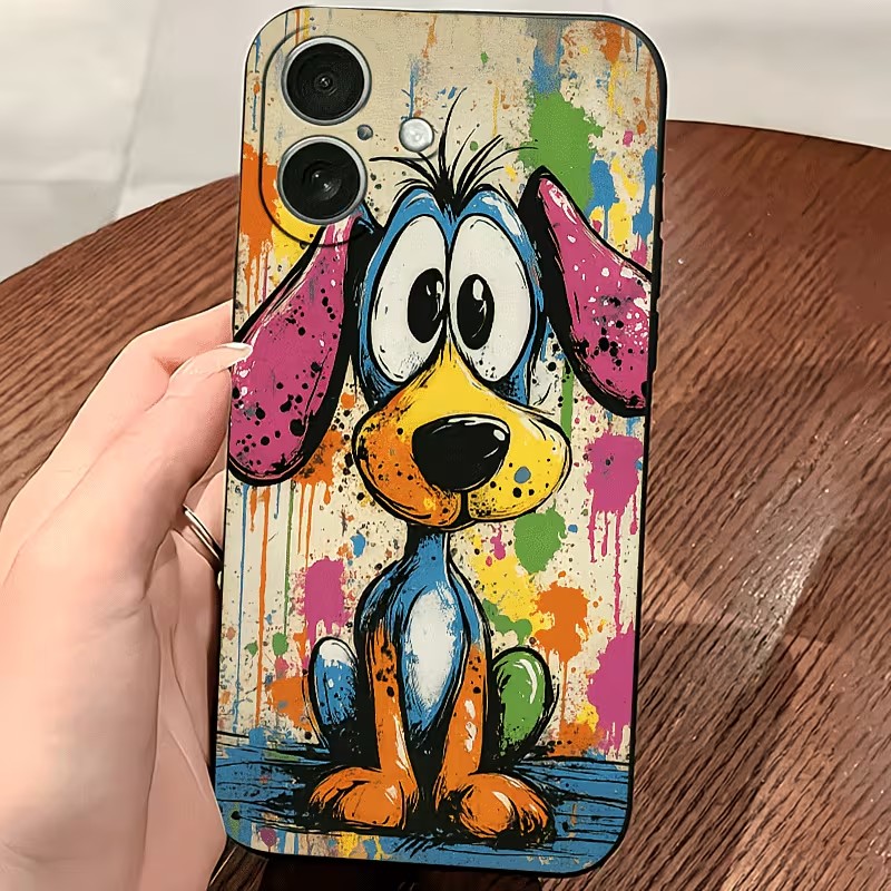 Graffiti Renkli Köpek Yavrusu  - Phone Cases Mous incelemesi ve fiyatı