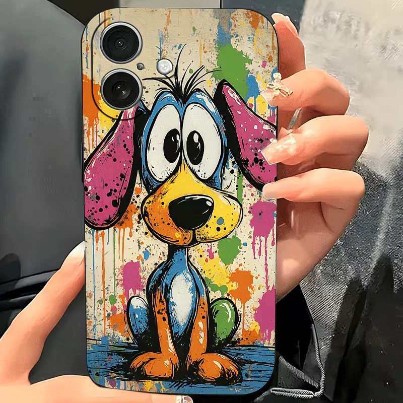 Graffiti Renkli Köpek Yavrusu  - Phone Cases Mous incelemesi ve fiyatı