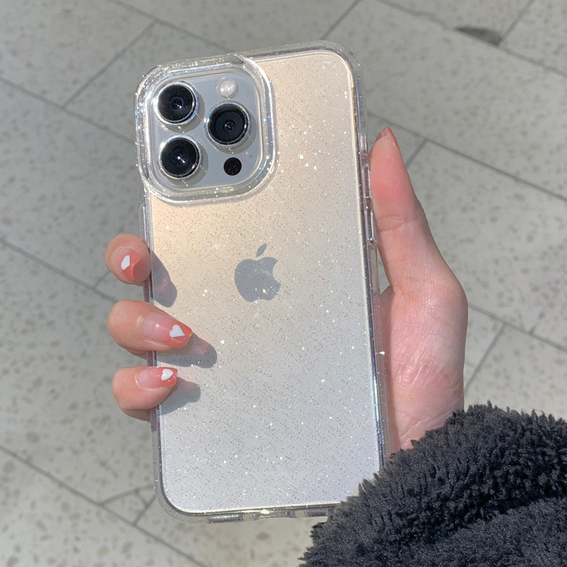 Şeffaf Basit Glitter Telefon K - Phone Cases Mous incelemesi ve fiyatı