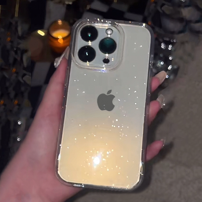 Şeffaf Basit Glitter Telefon K - Phone Cases Mous incelemesi ve fiyatı