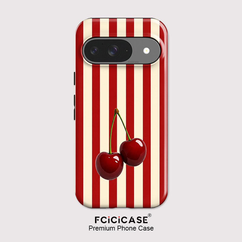 Fcicicase Kiraz Şerit Desenli  - Phone Cases Pixel 10 incelemesi ve fiyatı