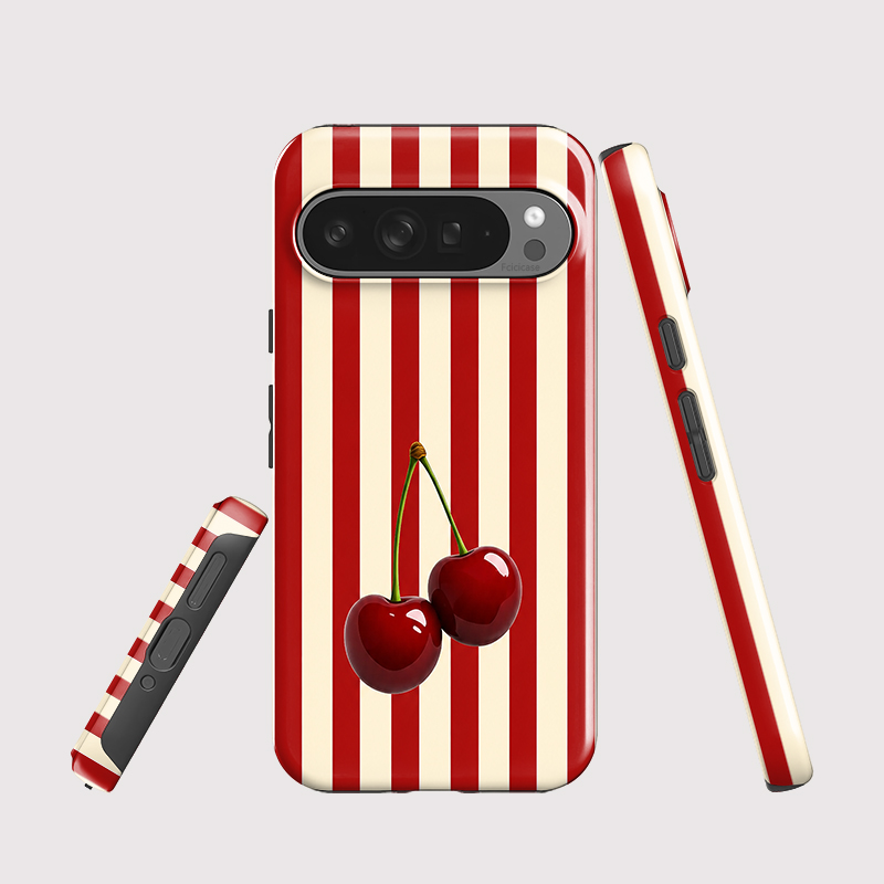 Fcicicase Kiraz Şerit Desenli  - Phone Cases Pixel 10 incelemesi ve fiyatı