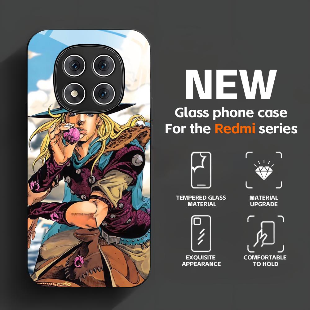 Anime JOJO Steel Ball Run hava - Phone Cases Xiaomi Redmi 12 incelemesi ve fiyatı