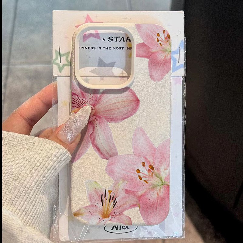 Pembe Zambak Lichee Desenli Te - Phone Cases Pink incelemesi ve fiyatı